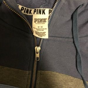 Vs pink half zip